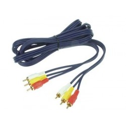 Cable video + 2 sonido Rca 5m