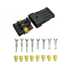 Conector M/H automovil 4C...