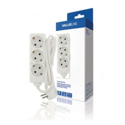 Regleta 3 tomas cable 1,5m,...