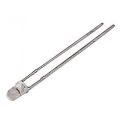Led 3mm rojo incoloro...