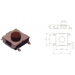 Pulsador tacto 4 pin...