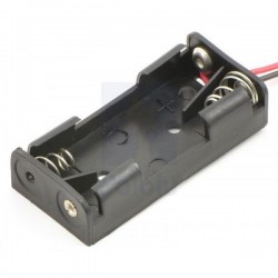 Portapila 2 x AAA con cable...