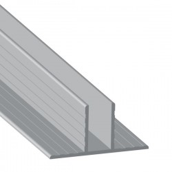 Perfil T separaciones 10mm...