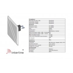 Antena 3G-UMTS Planar 19dBi...