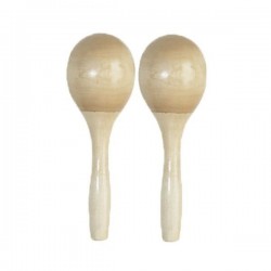 Maracas en madera de abedul