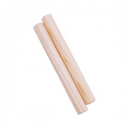 Par de claves en madera de...