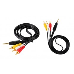 Cable video + audio jack...