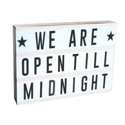 Caja de luz Led blanca 30x22