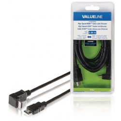 Cable HDMI macho 2m acodado...