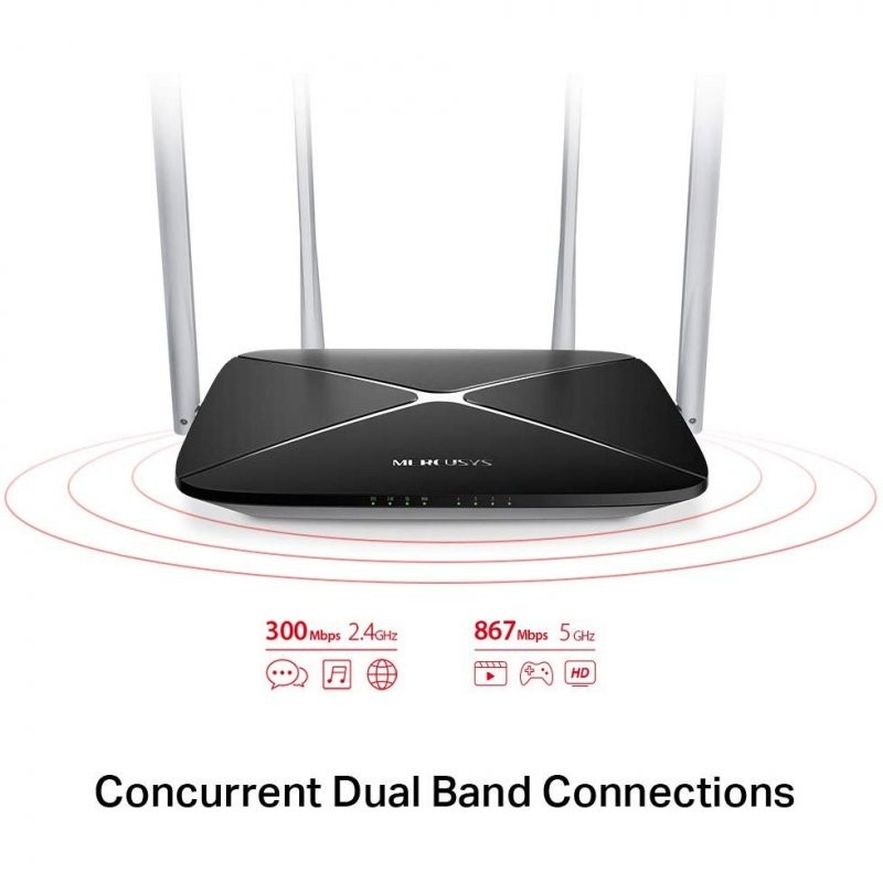 Router Wi-Fi Mercusys AC1200 AC12