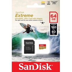 Tarjeta MicroSD de 64GB Sandisk Extreme