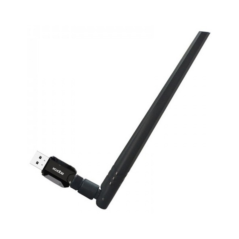 Adaptador USB WiFi con Antena Extraíble 5dBi Approx APPUSB600DA