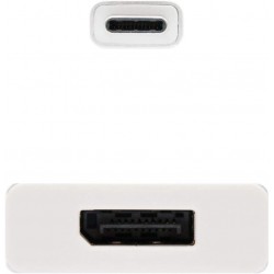 Adaptador USB-C Macho a Displayport Hembra de 15 cms Nanocable