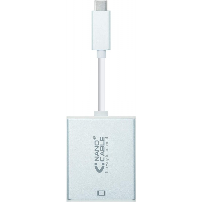 Adaptador USB-C Macho a Displayport Hembra de 15 cms Nanocable