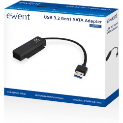 Adaptador de Disco SATA SSD/HDD de 2,5" a USB 3.1 Ewent