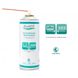 Spray de Limpieza de Aire Acondicionado 400ml Ewent EW5619