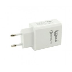 iggual Cargador 1xUSB carga...