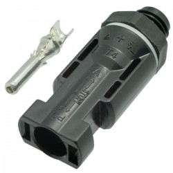 Conector macho chasis panel...