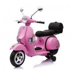 MOTO BATERIA VESPA PX150 ROSA