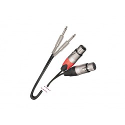 Cable 2 x Jack 1/4 mono - 2...