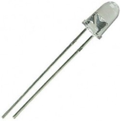 Led 5mm naranja incoloro...