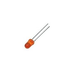 Led 5mm naranja difuso...