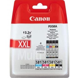 Tinta Canon 581XXL Pack de los 4 Colores