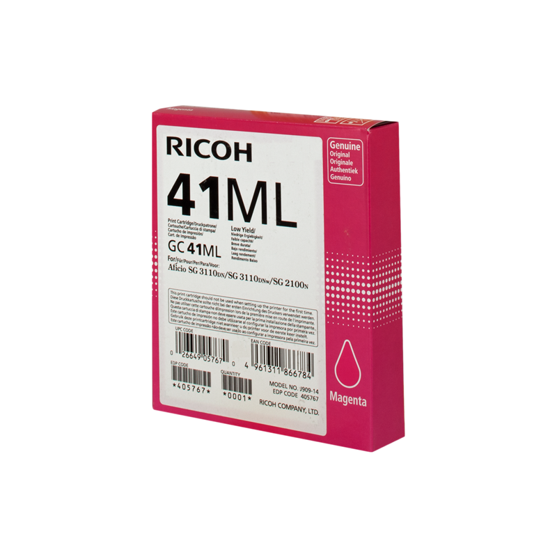 Tinta Ricoh 41ML Magenta 405767