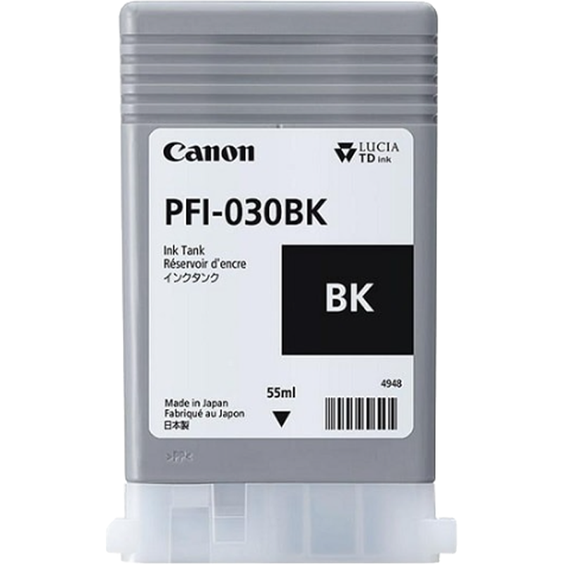 Tinta Canon PFI-030 Negro Mate