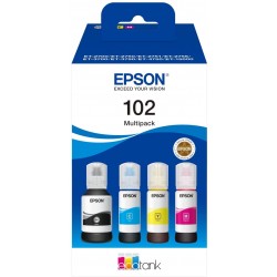 Tinta Epson 102 Pack de los 4 Colores T03R6