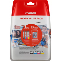 Tinta Canon 571XL Pack de los 4 Colores CLI-571XL
