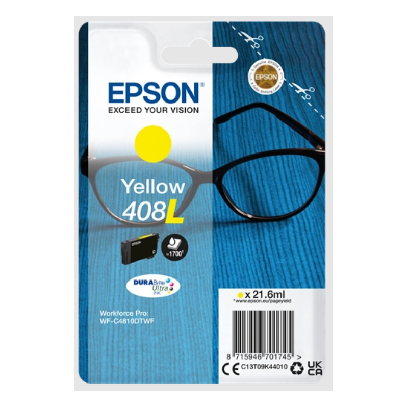 Tinta Epson 408L Amarillo T09K4