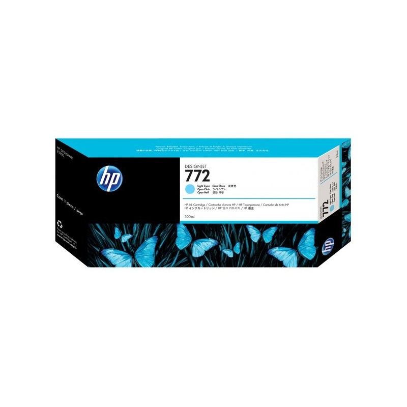 Tinta HP 772 Cian Claro 300ml CN632A