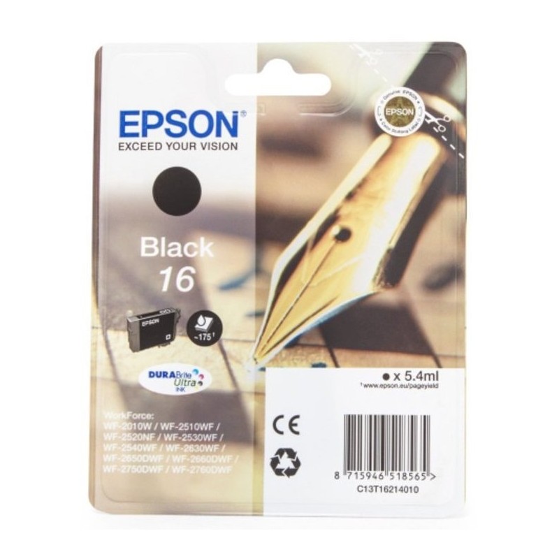 Tinta Epson 16 Negro T1621 RF