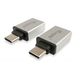 Adaptador USBC Macho a USBA 3.0 Hembra Equip Pack de 2 Unidades