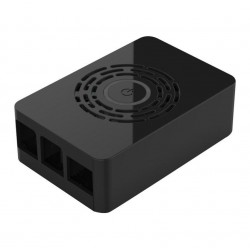 Caja Raspberry pi 4 negra...