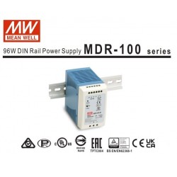 Mean Well. Fuente carril...