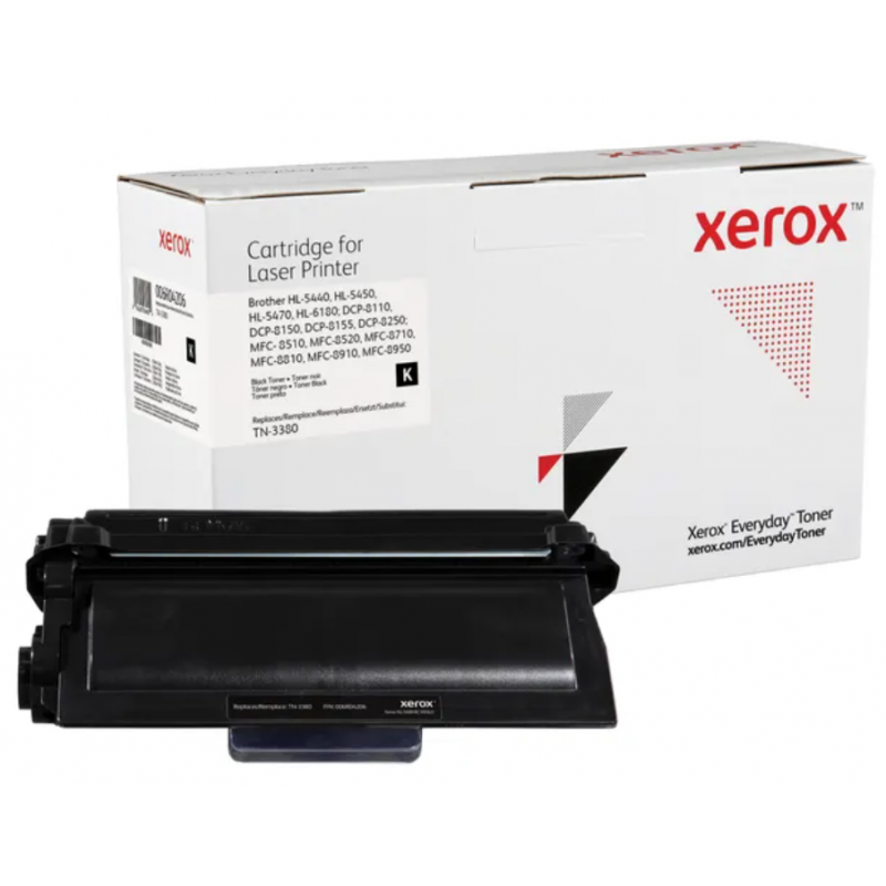 Tóner Compatible Brother TN3380 Negro Xerox Everyday