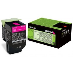 Toner LEXMARK 802HM Magenta...