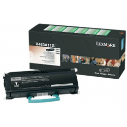 Tóner Lexmark X463A11G Negro