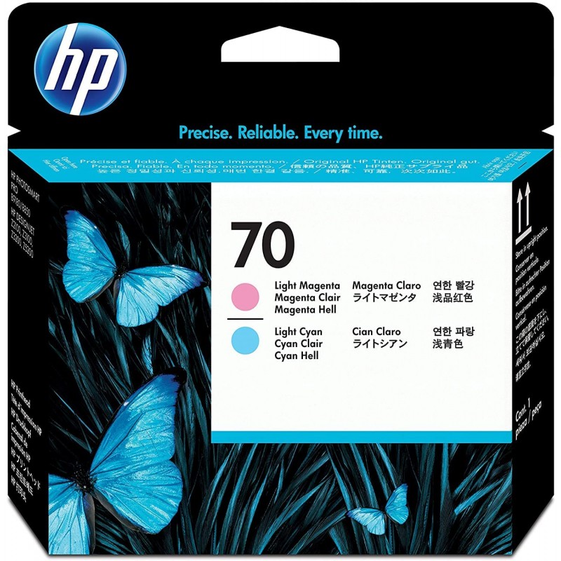 Cabezal de Impresión HP 70 Magenta Claro/Cian Claro C9405A