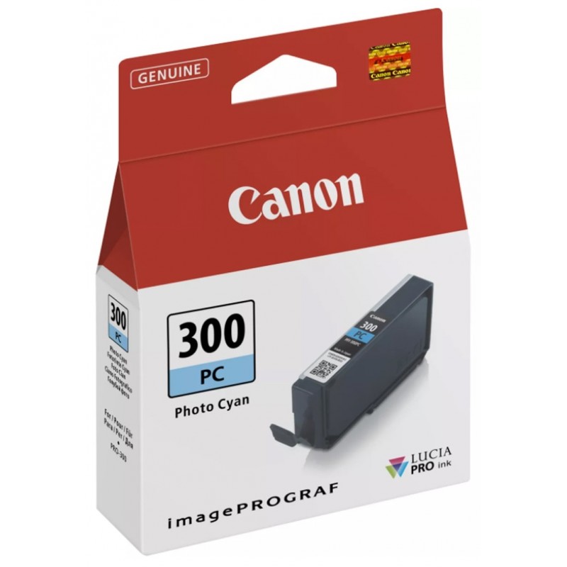 Tinta Canon 300 Cian Foto PFI-300PC