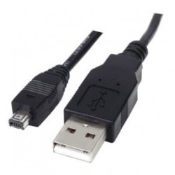 Cable USB 2.0 A-USB mini B...