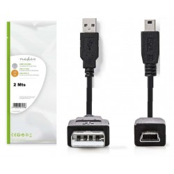 Cable USB 2.0 A-USB mini 5P...