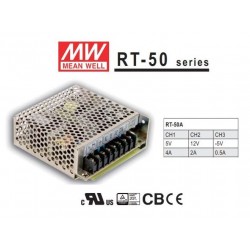 Mean Well Fuente triple...