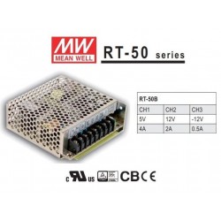 Mean Well Fuente triple...