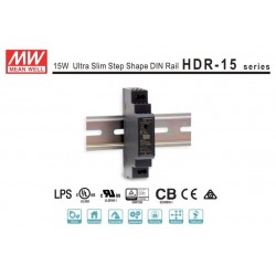 Mean Well. Fuente carril...