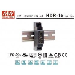 Mean Well. Fuente carril...