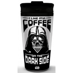 Vaso de Viaje Metálico Star Wars Darth Vader I like my Coffee on The Dark Side