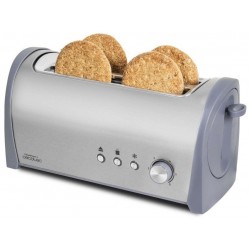 Tostador Cecotec Steel and Toast 2L 1400W Gris
